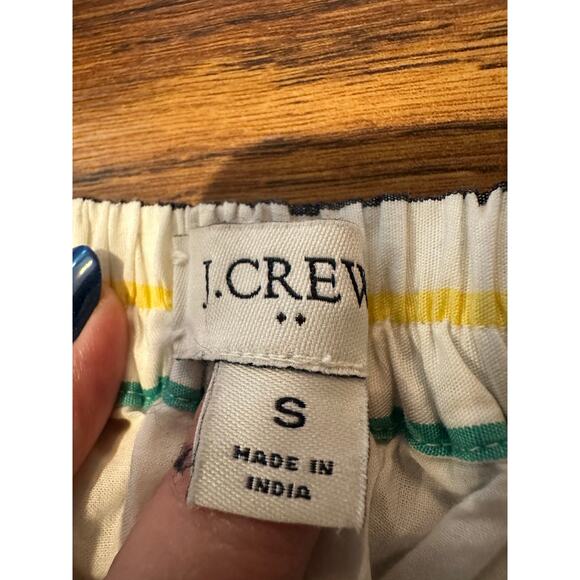 J.Crew Women’s Rainbow Button Front Cotton Midi Skirt Size Small Retro Style - Picture 6 of 9